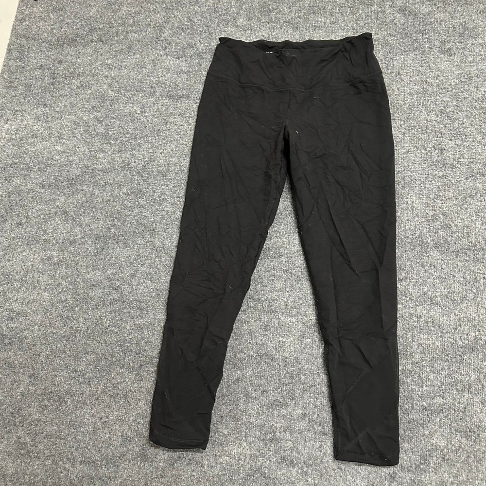 Victoria Sport Leggings Womens Size L Black Mesh Panel High Rise Athletic Yoga